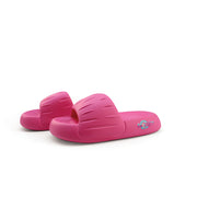 Foxy Puffy Slides - Hot Pink