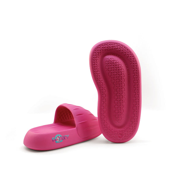 Foxy Puffy Slides - Hot Pink