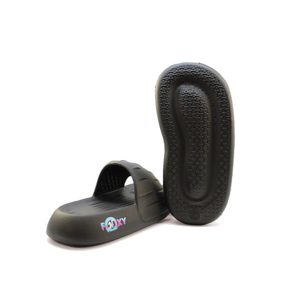 Foxy Puffy Slides - Black
