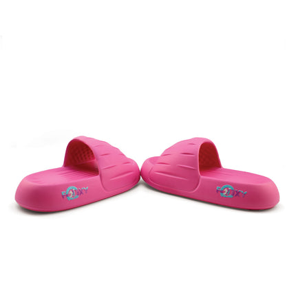 Foxy Puffy Slides - Hot Pink