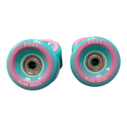 8-Pack Teal Replacement Roller Skate Wheels