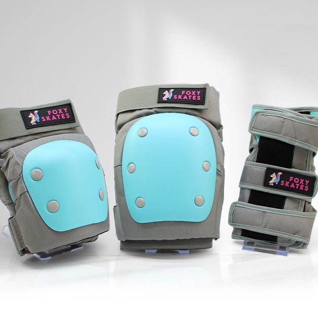 Foxy Protective Set - Grey/Blue