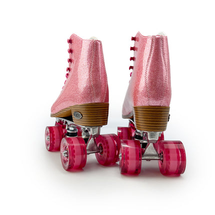 Dazzling Pink Roller Skates