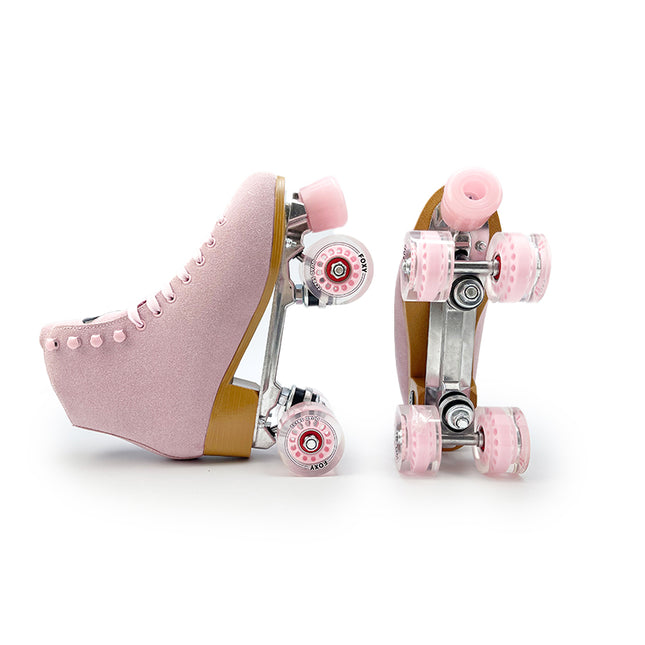 Baby Pink Roller Skates
