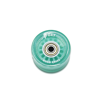 8-Pack Mint Green Replacement Roller Skate Wheels