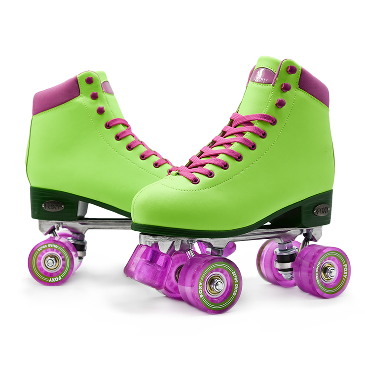 FoxySkates Scandal Green Premium Women's Roller Skates – FoxySkates.com