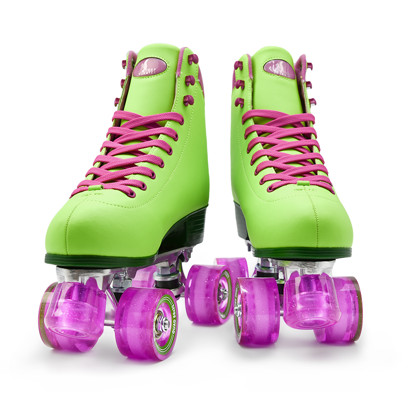 FoxySkates Scandal Green Premium Women's Roller Skates – FoxySkates.com