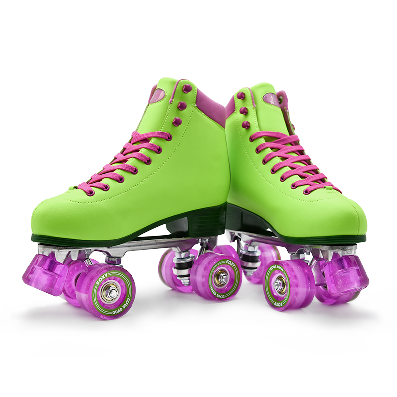 FoxySkates Scandal Green Premium Women's Roller Skates – FoxySkates.com