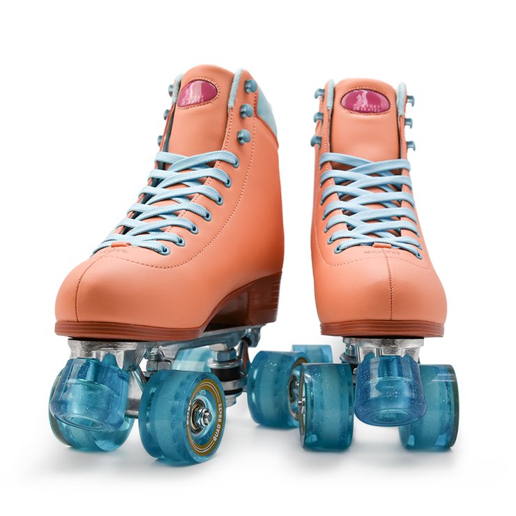 Sweet Coral Roller Skates
