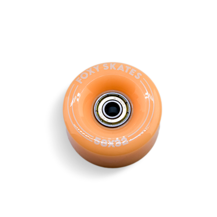 8-Pack Peach Replacement Roller Skate Wheels