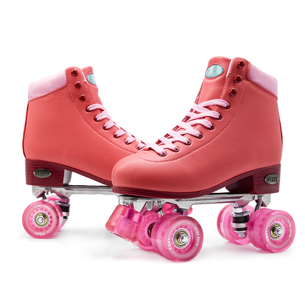 Fire Red Roller Skates