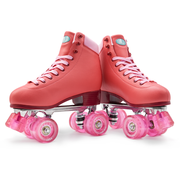Fire Red Roller Skates