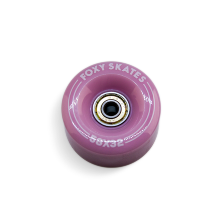8-Pack Purple Replacement Roller Skate Wheels