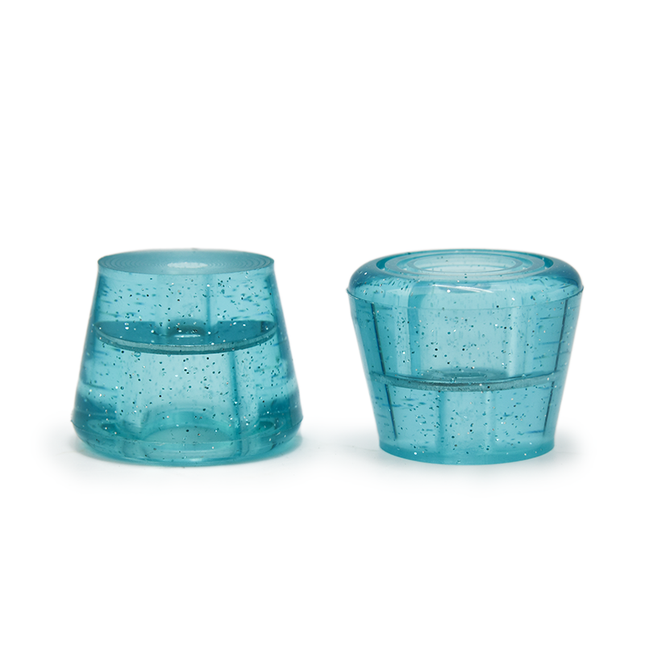Clear Blue Roller Skate Stoppers (2 pack)