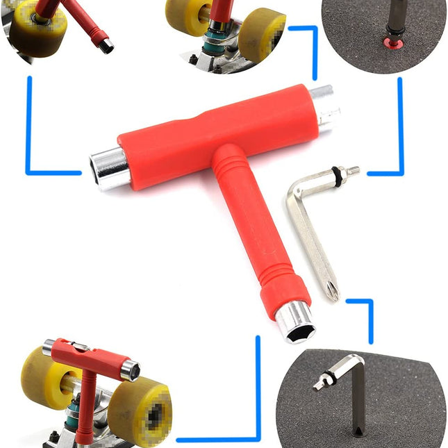 FoxySkate Roller Skate Tool - Red
